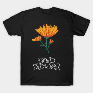 Gold Flower T-Shirt
